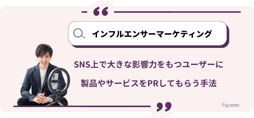 インフルエンサーマーケティングとは　意味