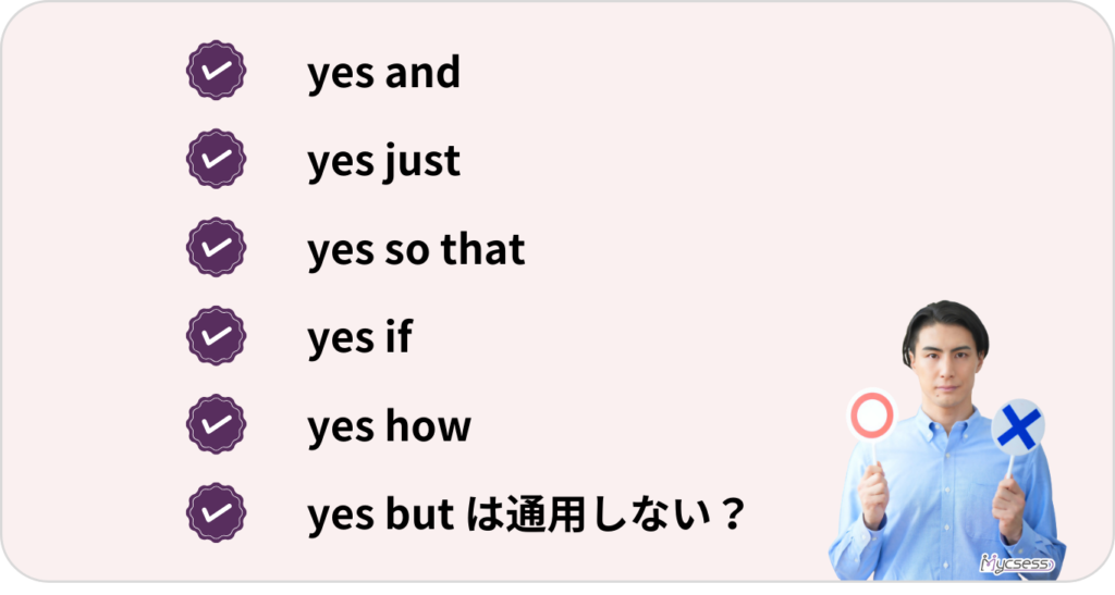 切り返しトーク　営業話法　yes but イエス